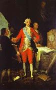 Francisco Jose de Goya Francisco de Goya the Count of Floridablanca and Goya. oil painting on canvas